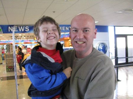 Son and grandson, March 2009