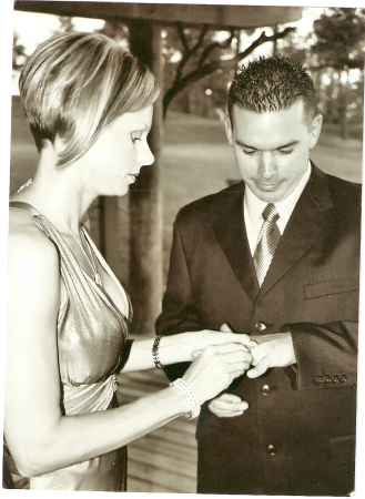 MY DAUGHTER JENNY & SON-IN-LAW TAKING VOWS