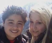 Gabe & I, in the mountains 3/09