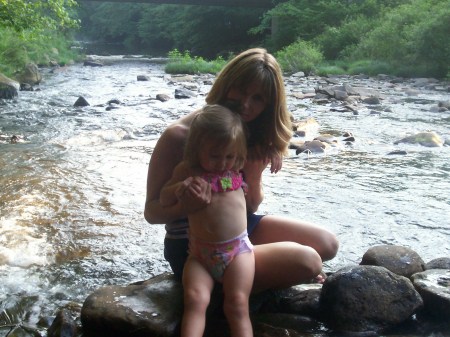 Lexus & I swimming in PA.