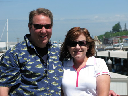 Ann and me on a visit to Everett last year.