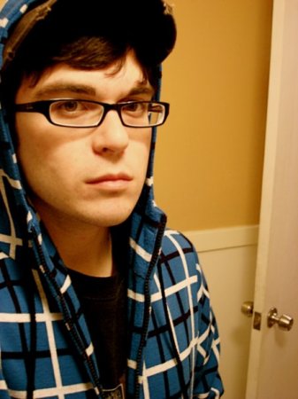 Andy in hoodie, 2008