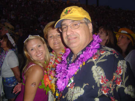 Amber, Me & Michael at Buffett Concert