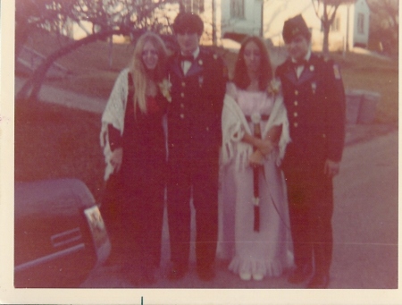 Military Ball Cole High School 1974