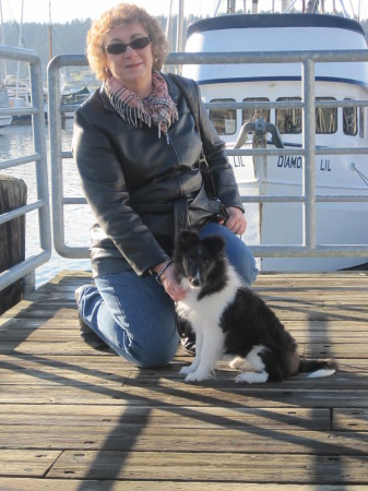Maggie and Me at Poulsbo Marina