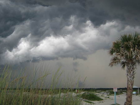 Clouds over Ponce Inlet
