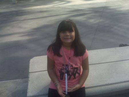 My Daughter at the Jonas Brothers Concert.