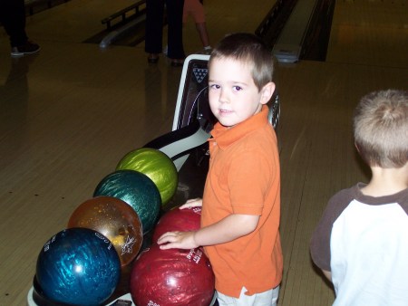 Kegan's Preschool Bowling Trip