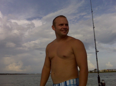 My son Josh (23) Lagoon fishing 8/09