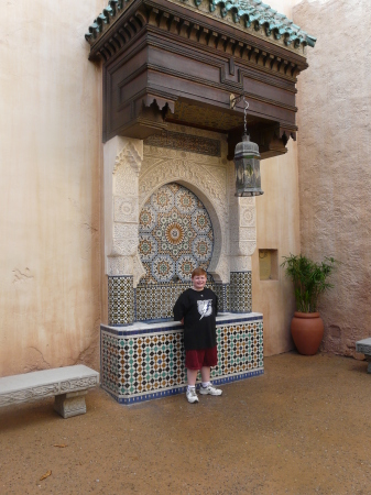 Michael at Epcot - Morroco