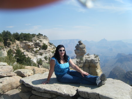 Rachelle at the grand Canyon