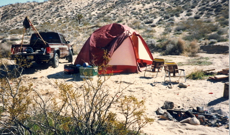 Desert Camping in My Truck