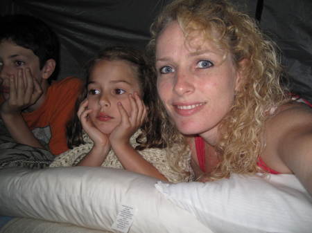The kids and I while camping in 2009