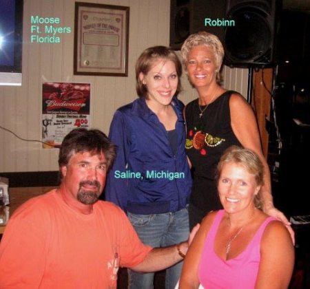 Robbinn with Sarah, Kurt & Grace at the Moose