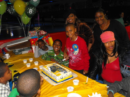 My nephew's birthday party. He is now eight.