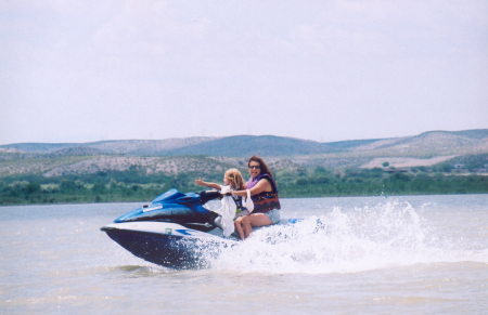 Tammy and McKenzie at Caballo Lake