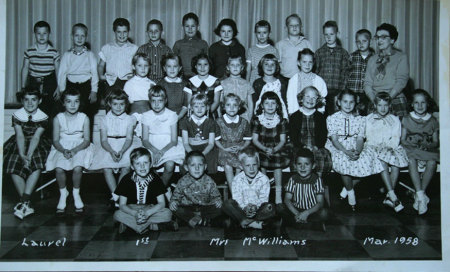 Laurel Elementary- 1st Grade   1958