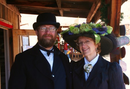 Roger and I - Victorian style - January 2009
