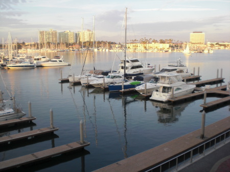 Rainy day in Marina del Rey