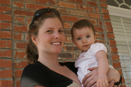 Marley with Aunt Kimberly (our daughter).