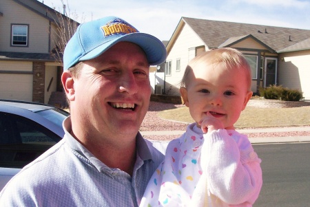 Dad and his Baby Girl, 4/2009