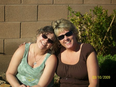 My sister and me in Arizona