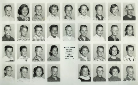 Mayflower Elementary School 54-61 Class Photos