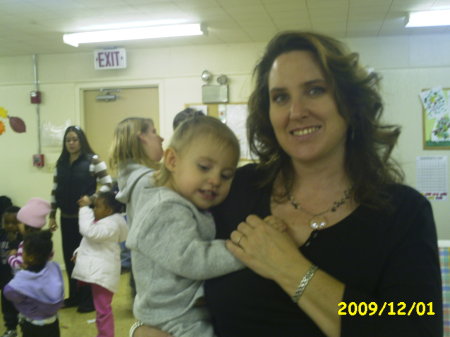 Mommy and Abby at preschool