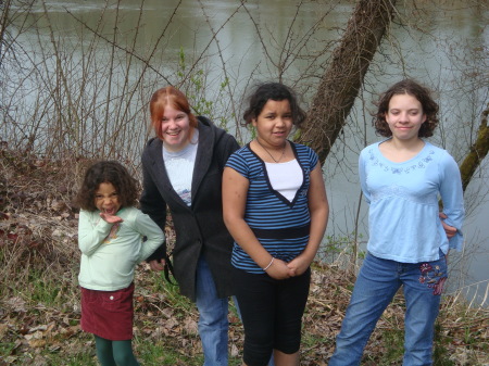 Livvy, Ruth, Becky and Abby