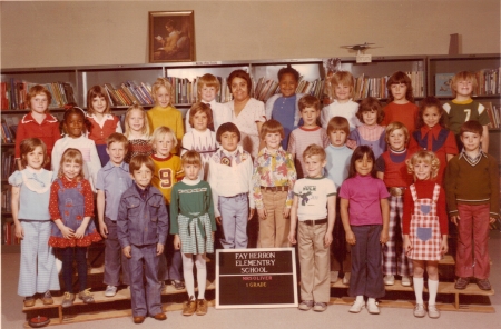 Fay Herron 1st Grade, Mrs Oliver's Class 1976