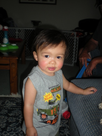 Derek  so cute 14 months