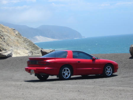 My '95 Firebird at the Ocean in CA 2009
