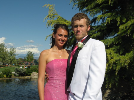 Broc and Callie before Junior Prom