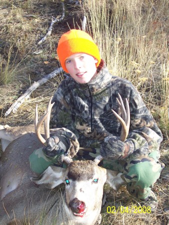 Nick with his first Deer