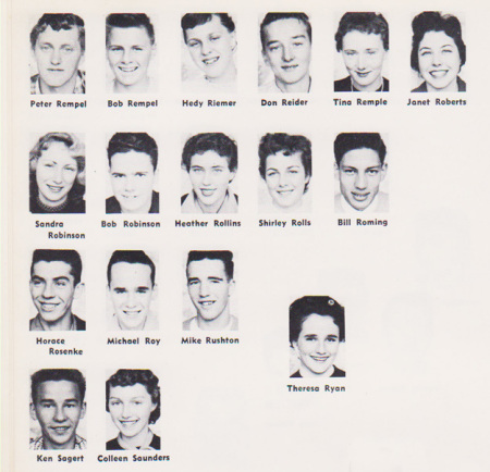 1958 Yearbook Photos Page 7a