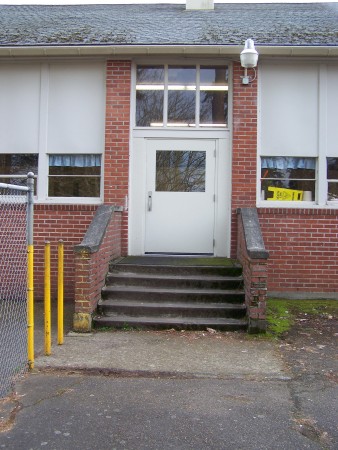 Cafeteria door