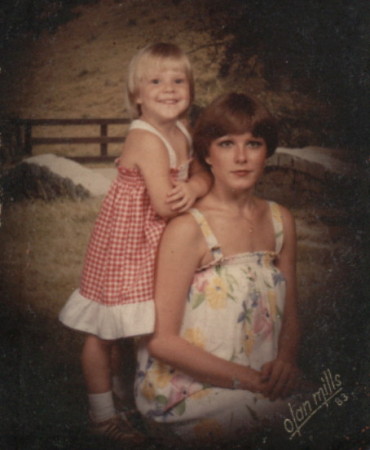 My daughter, Chezleigh & I - Summer of 1983