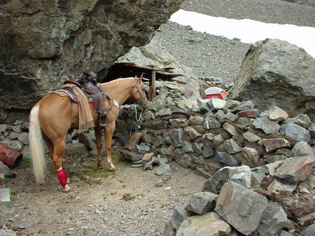 Camping out near Glacier La Paloma