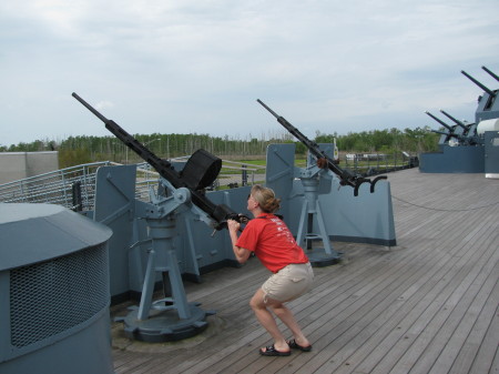 My wife practicing 2nd amendment rights.