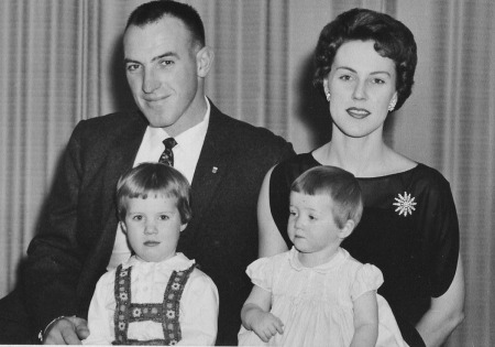 Mom, Dad, Susan, and me 1960