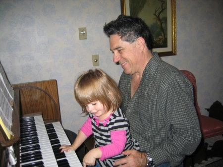 Pop Pop and Granddaughter