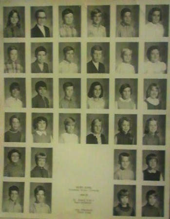 3RD GRADE  HOLMES SCHOOL   1968-69