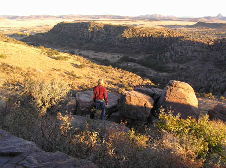 Sunset in the Davis Mountains
