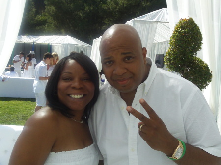 My wife and Rev. Run