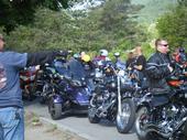 Chillin before poker run at the Americade