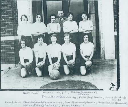 flora basketball team 1931