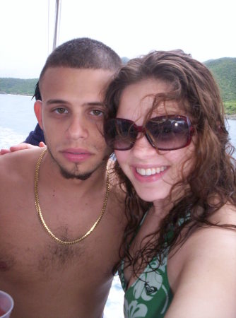 Sally and Eli (age 24) on a cruise.