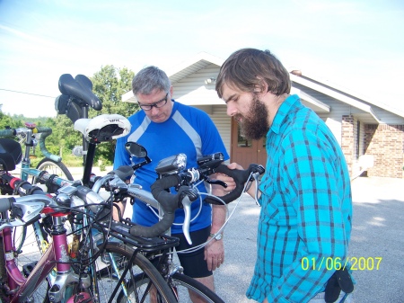 Getting ready to ride