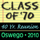 1970: 40 Year Oswego High School Reunion reunion event on Aug 6, 2010 image