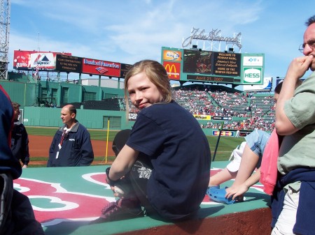 Sierra on the dug out